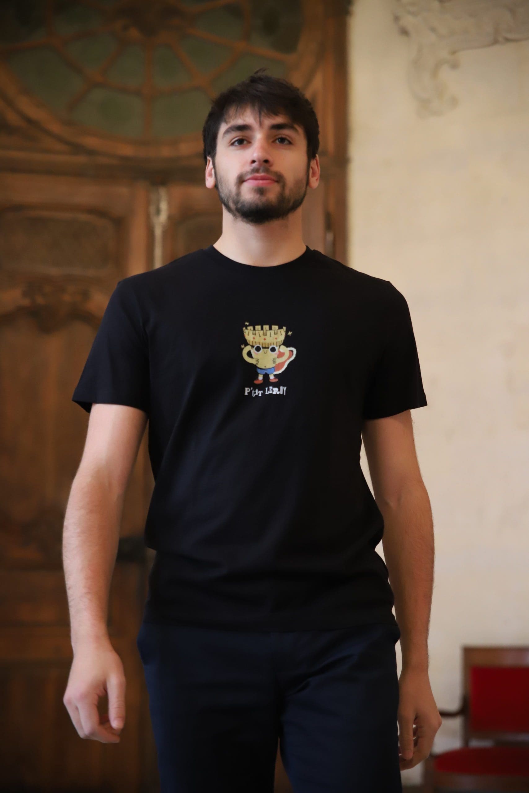 T-shirt P'tit Leroy noir