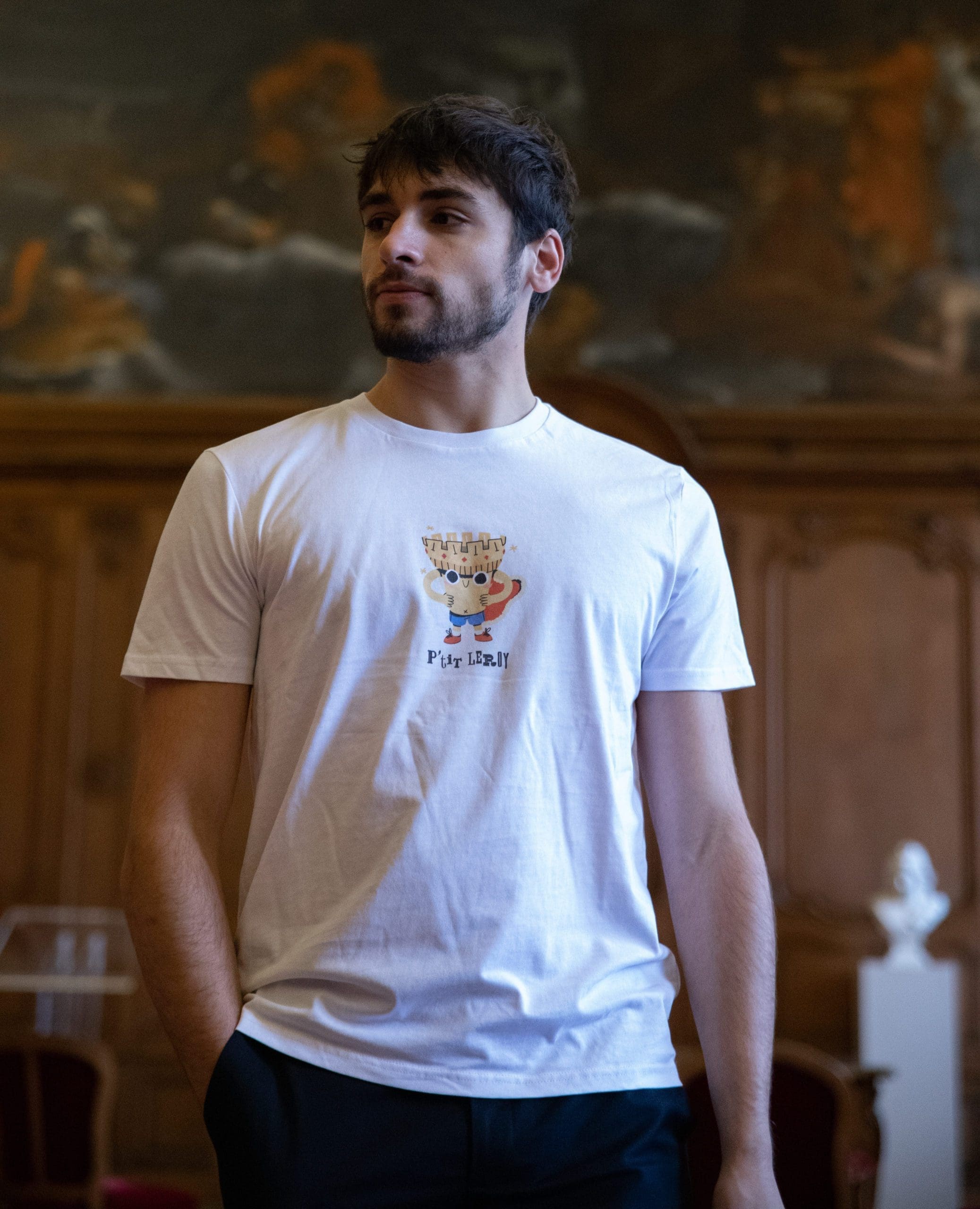 T-shirt P'tit Leroy blanc
